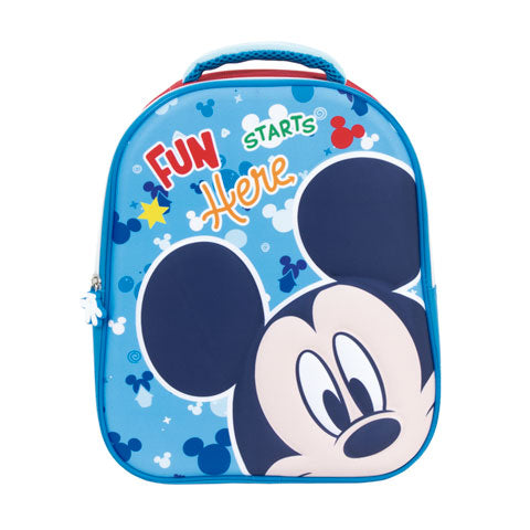 Mochila 3D Mickey Disney Polyester 26X32X10Cm