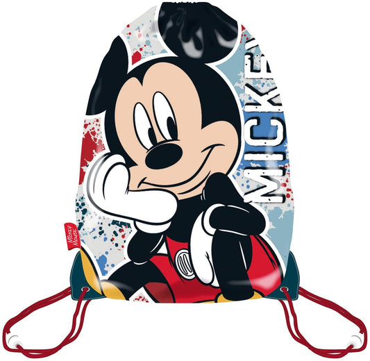 Saco Mochila Mickey Disney 33x44cm.