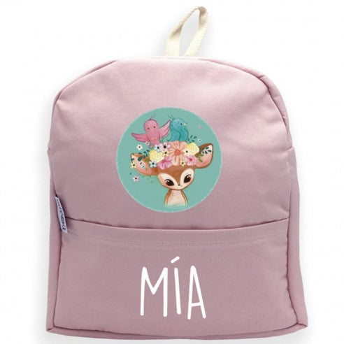 Mochila Bambi con Nombre Personalizado