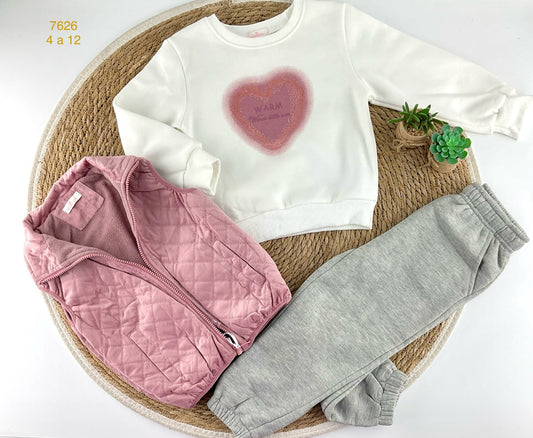 Conjunto Warm Love de 3 piezas