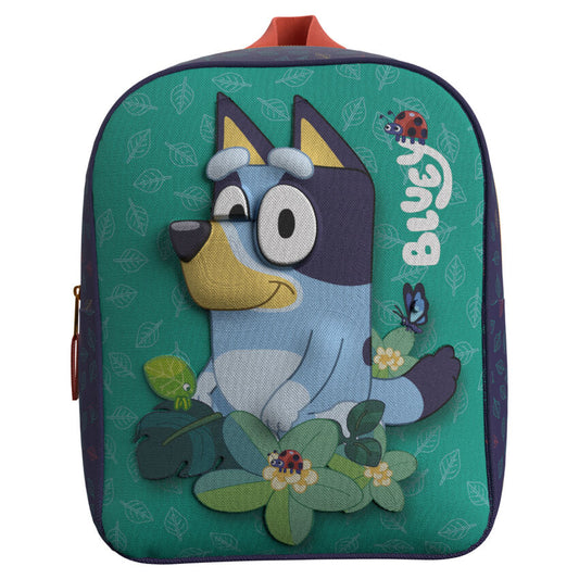 Mochila 3D Leaves Bluey 26,5x10x32,5cm.