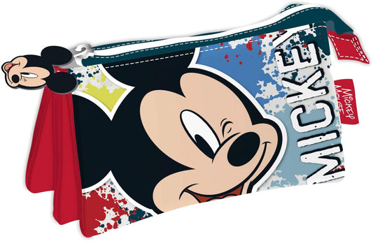 Portatodo Triple Mickey Disney 21x11cm.