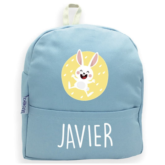 Mochila Conejo con Nombre Personalizado