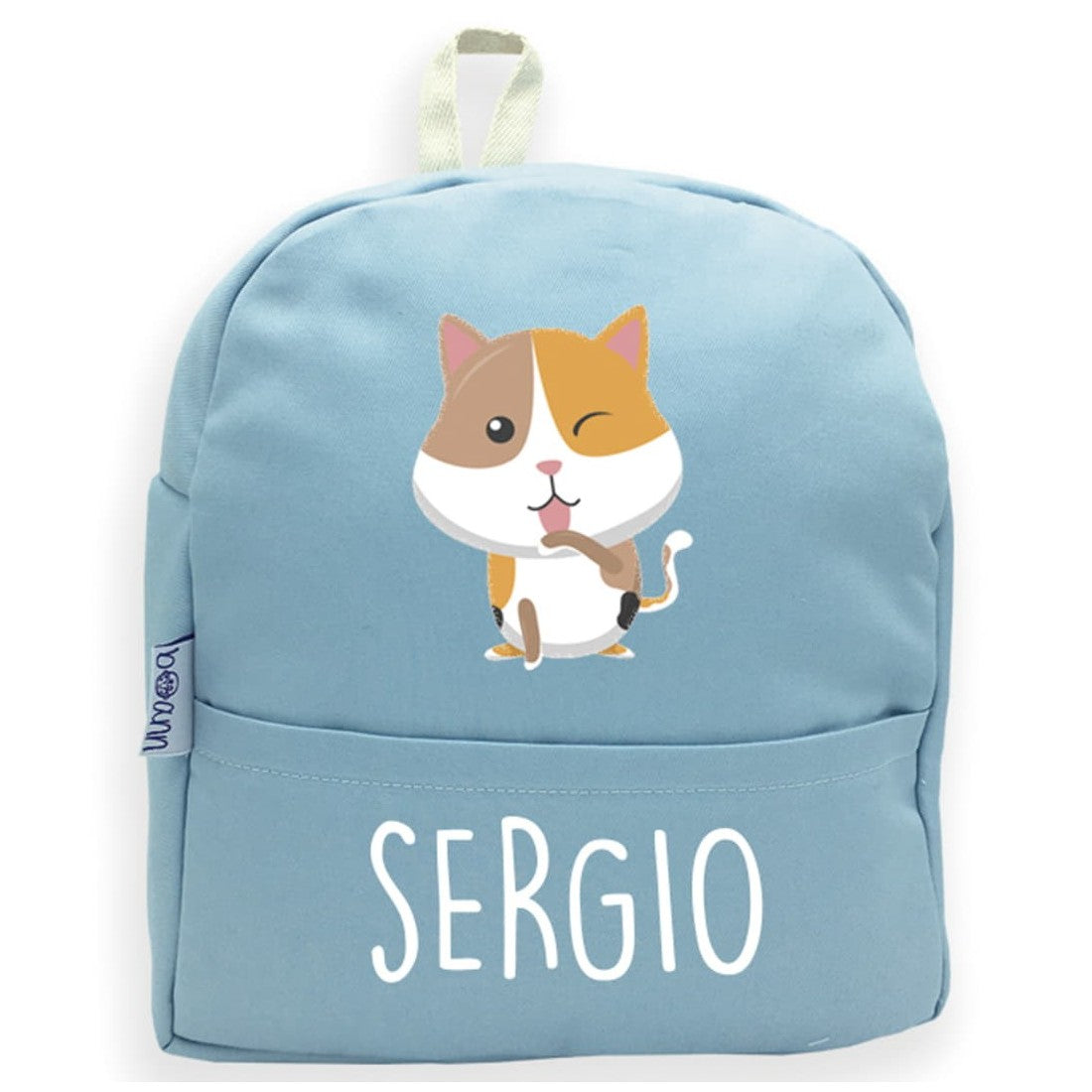 Mochila Gato con Nombre Personalizado