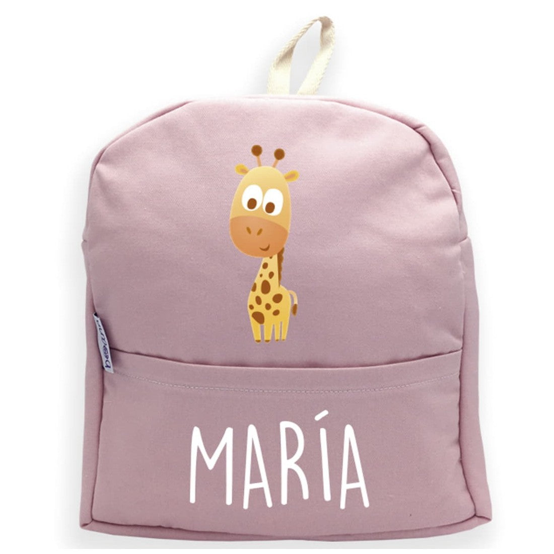 Mochila Jirafa con Nombre Personalizado