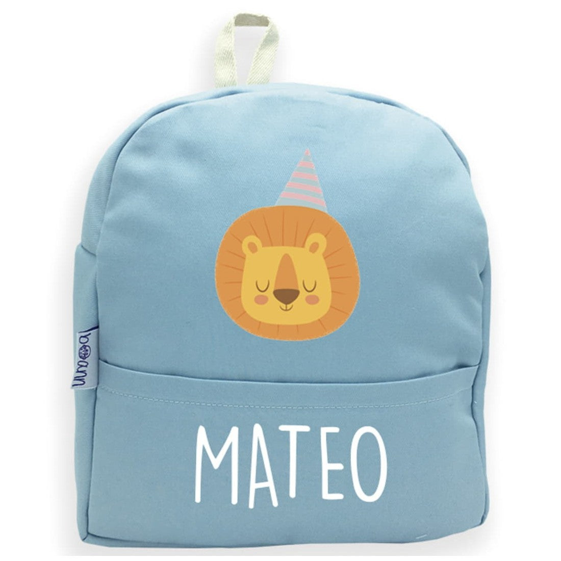 Mochila León con Nombre Personalizado