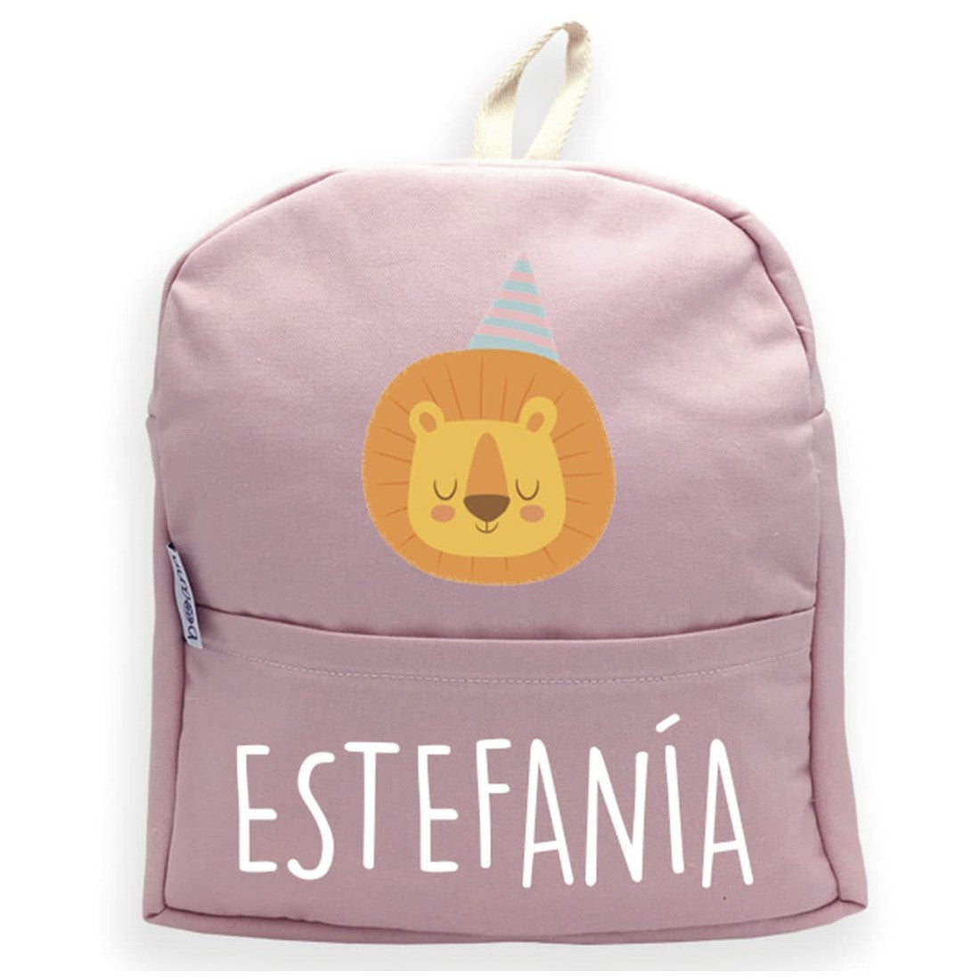 Mochila León con Nombre Personalizado