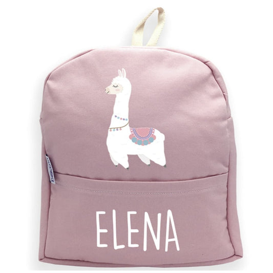 Mochila Llama con Nombre Personalizado