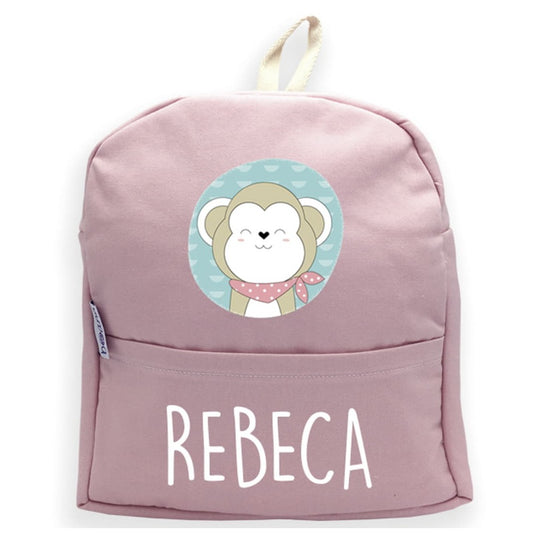 Mochila Mono con Nombre Personalizado