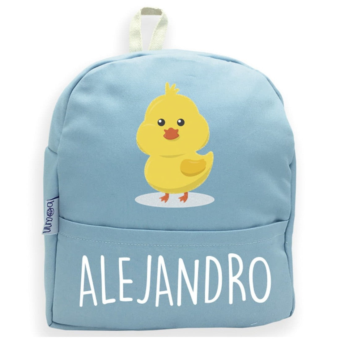 Mochila Pollo con Nombre Personalizado