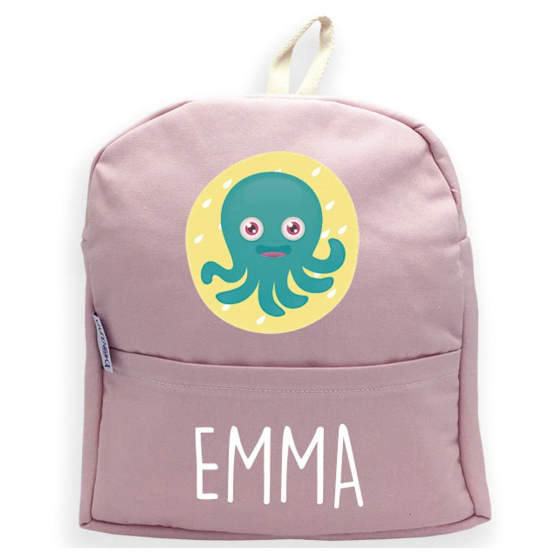 Mochila Pulpo con Nombre Personalizado