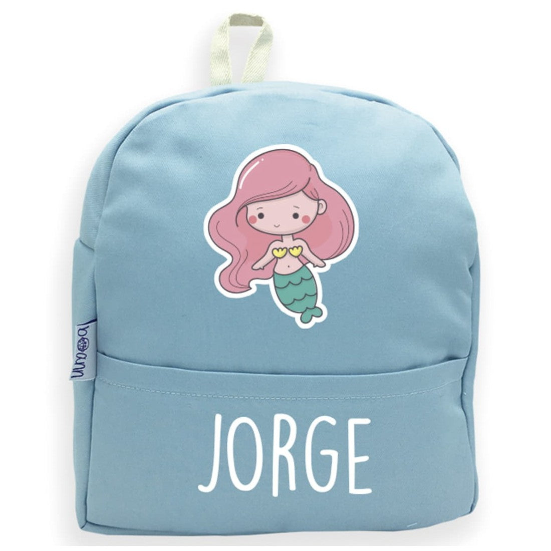 Mochila Sirena con Nombre Personalizado