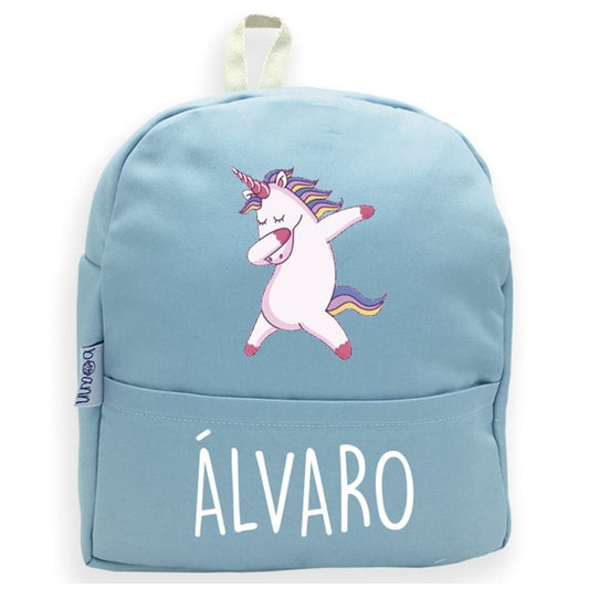 Mochila Unicornio con Nombre Personalizado