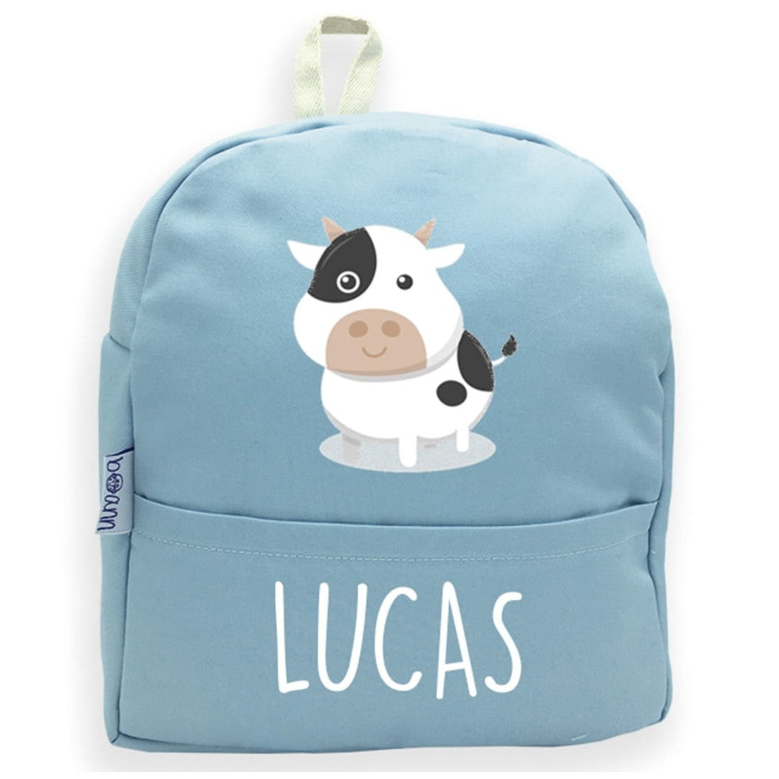 Mochila Vaca con Nombre Personalizado