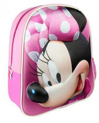 Mochila Minnie Disney 3D 25x31x10cm